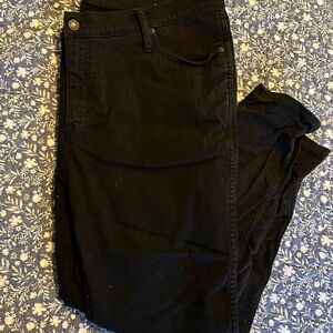 Madewell High Rise Black Skinny Jean